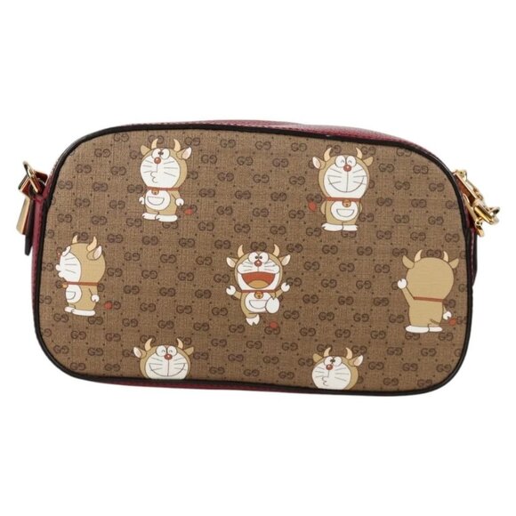 GUCCI Micro GG Supreme Doraemon Collaboration Bag PVC Beige 574886 Auth 137235M - Picture 3 of 16